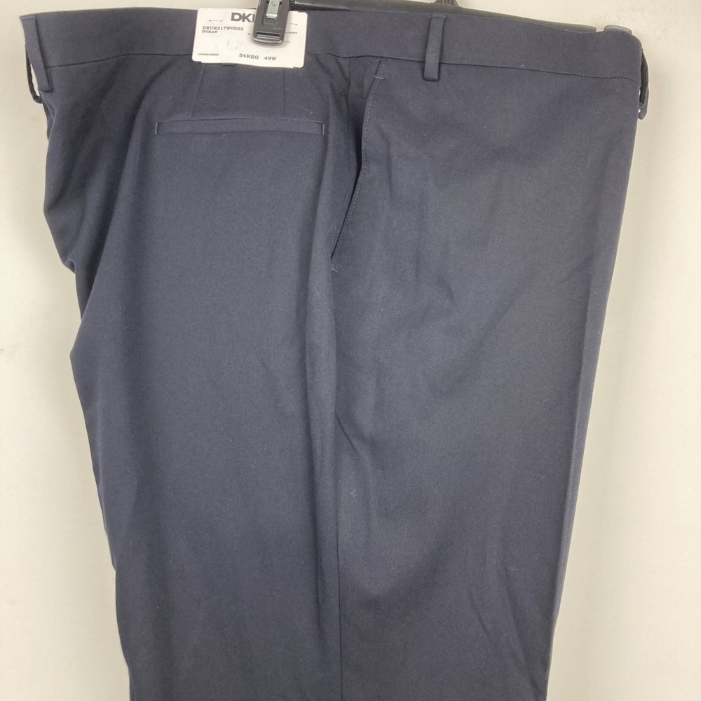 Dkny Mens Modern Fit Dress Pants 49 X 32 Navy Blue DNUR217W0022